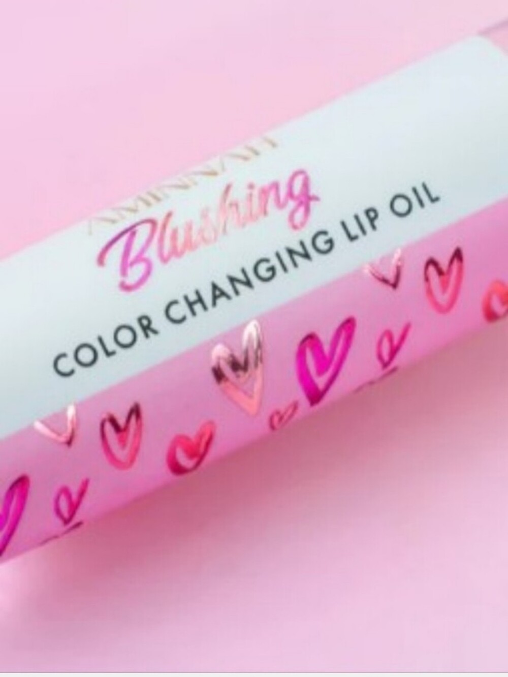 Amminah NEW Blushing Color Changing Lip Oil - Pink